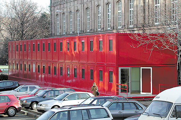 Hochschulbibliothek, Stuttgart – Containerbau