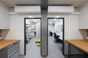 Werkstattmodule MTU im EBERHARDT Modulbau