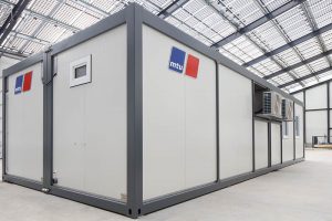 Container und Modulbau fuer Industriegebaeude