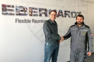 EBERHARDT Modulbau dankt langjährigem Mitarbeiter