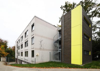 Anbau Sanitäranlagen des Studierendenwerks Ulm – Containerbau